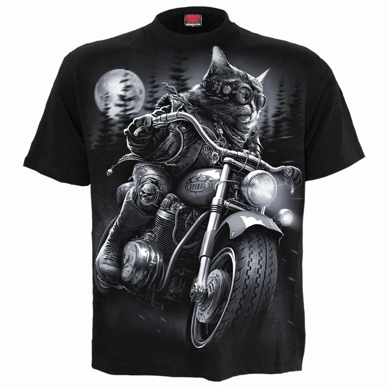 NINE LIVES - T-Shirt Black sold by Spiral Direct