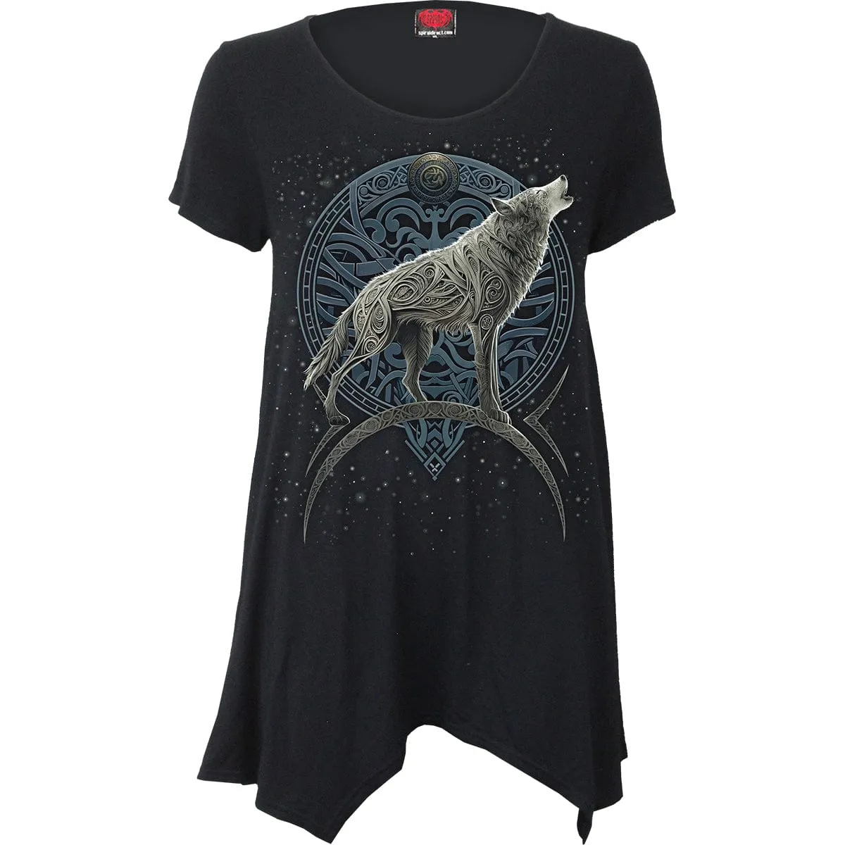 CELTIC WOLF - Smock - Tunic Casual Top sold by Spiral Direct