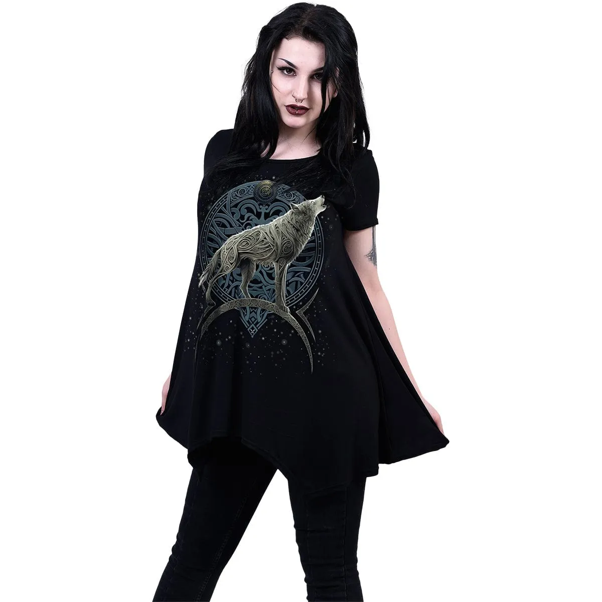CELTIC WOLF - Smock - Tunic Casual Top sold by Spiral Direct product image thumbnail 2