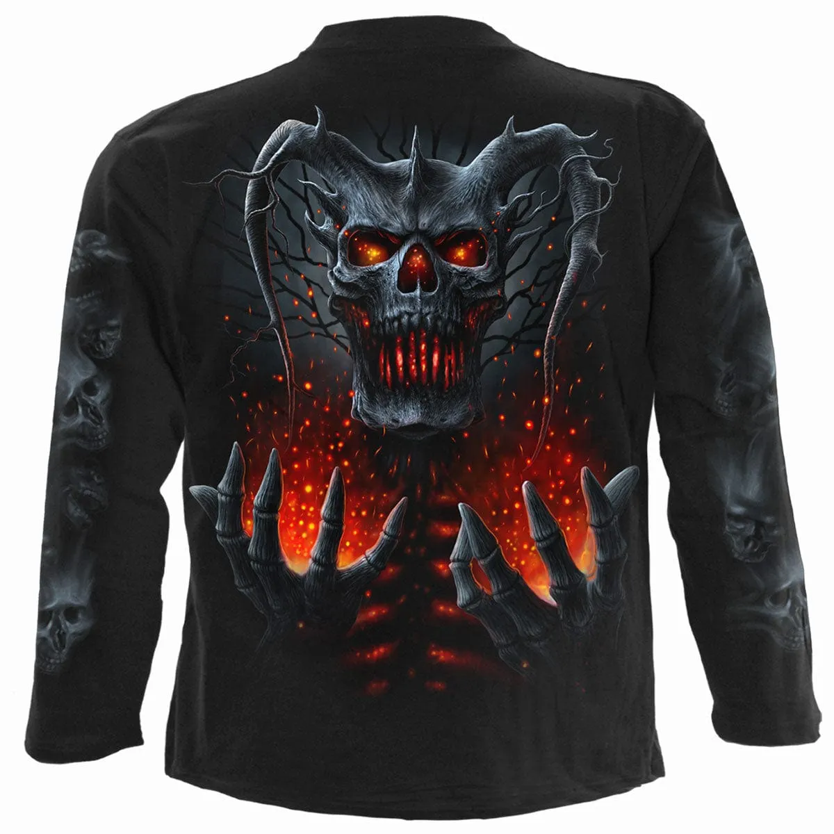 DEATH EMBERS - Longsleeve T-Shirt Black sold by Spiral Direct product image thumbnail 2