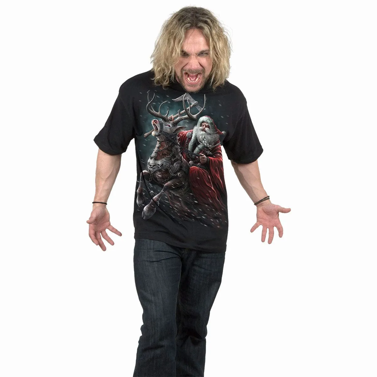 SLEIGHER - T-Shirt Black sold by Spiral Direct product image thumbnail 3