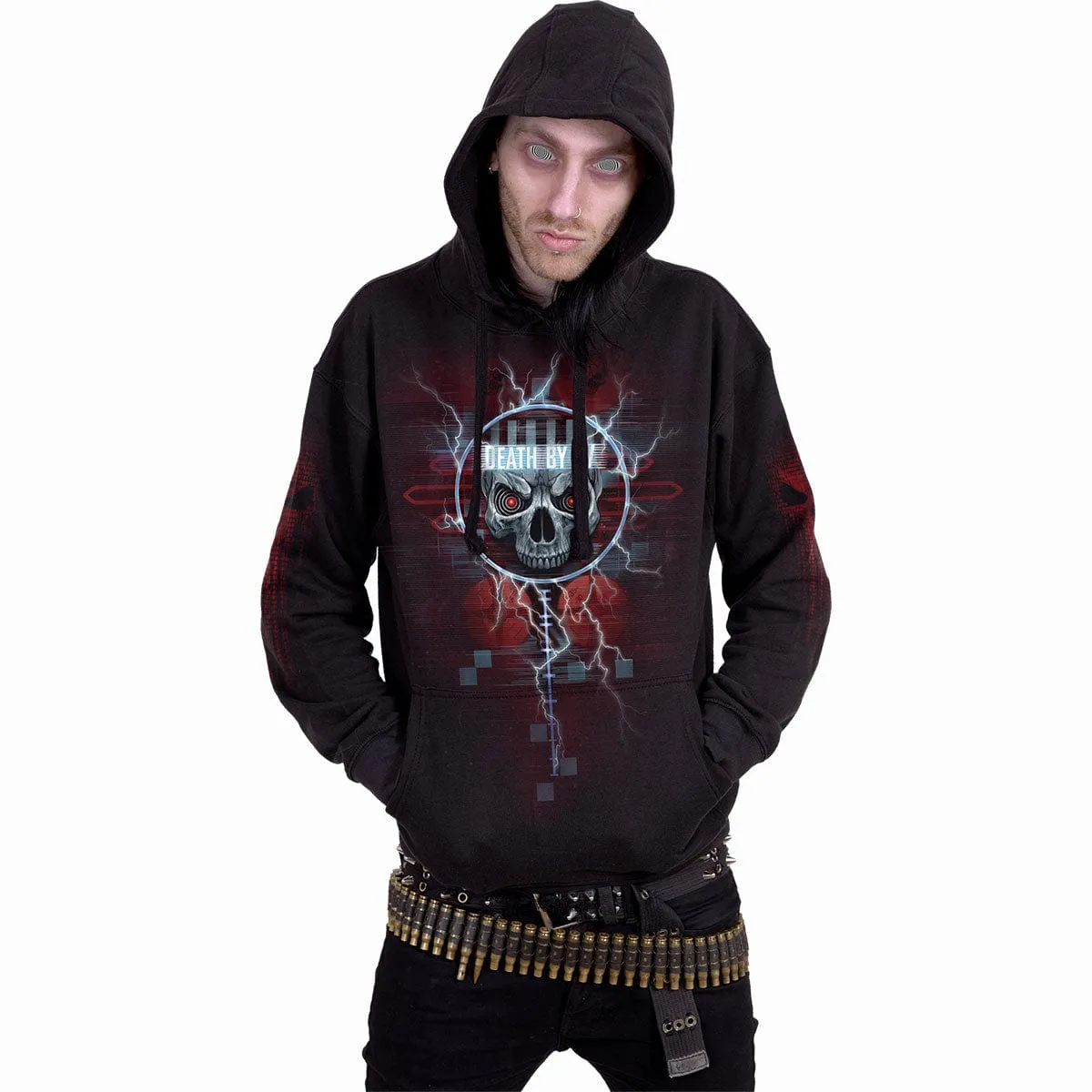DEATH BY TV - Hoody Black sold by Spiral Direct product image thumbnail 3
