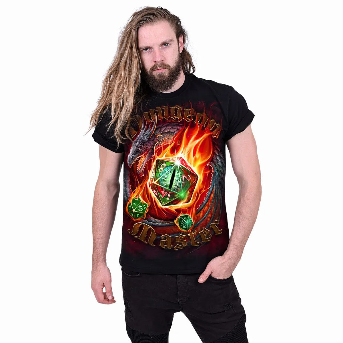 DUNGEON MASTER - T-Shirt Black sold by Spiral Direct product image thumbnail 3