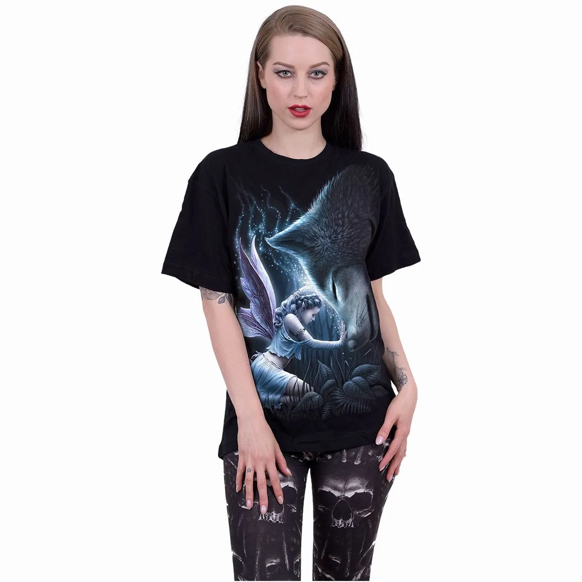 SACRED BOND - Front Print T-Shirt Black sold by Spiral Direct product image thumbnail 2