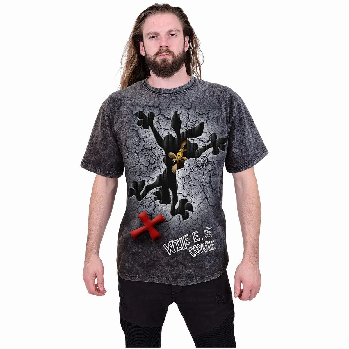 COYOTE - MISSED THE SPOT - Acid Wash T-Shirt sold by Spiral Direct product image thumbnail 3