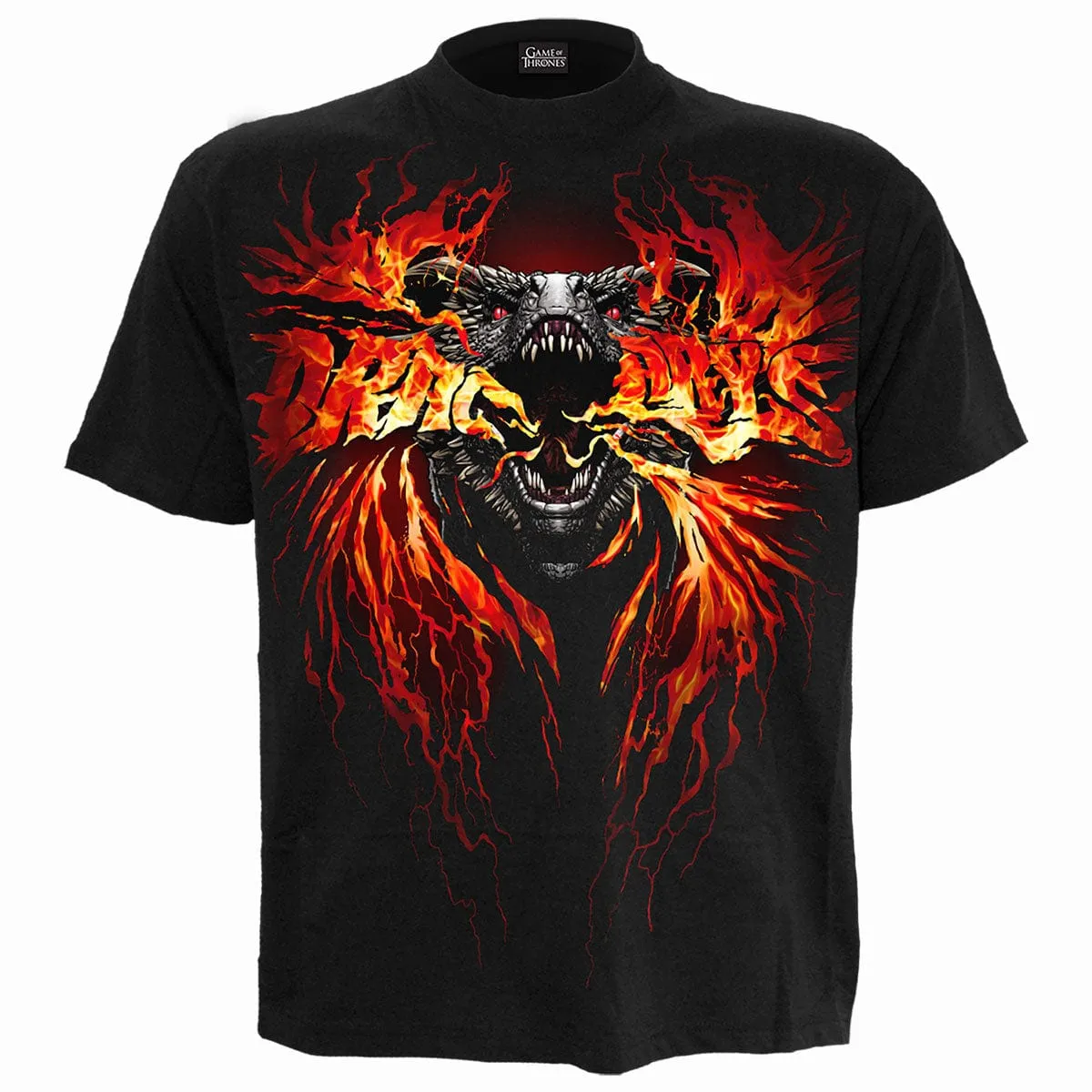 GOT - FIRE AND BLOOD - T-Shirt Black sold by Spiral Direct