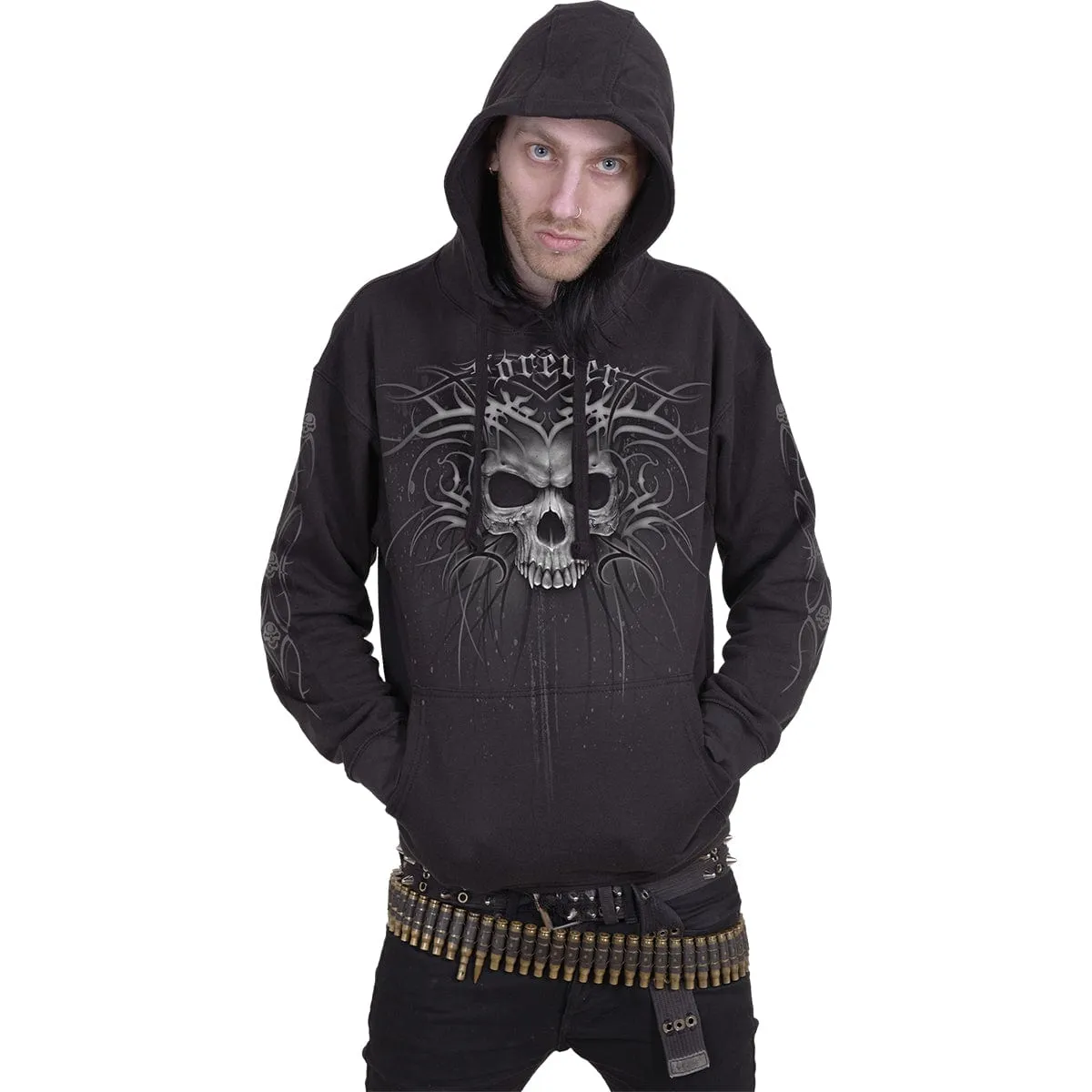 DEATH FOREVER - Hoody Black sold by Spiral Direct product image thumbnail 3