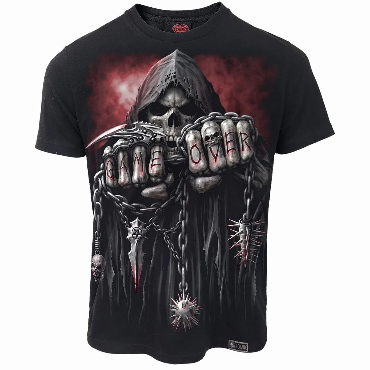 GAME OVER - Organic T-Shirt sold by Spiral Direct