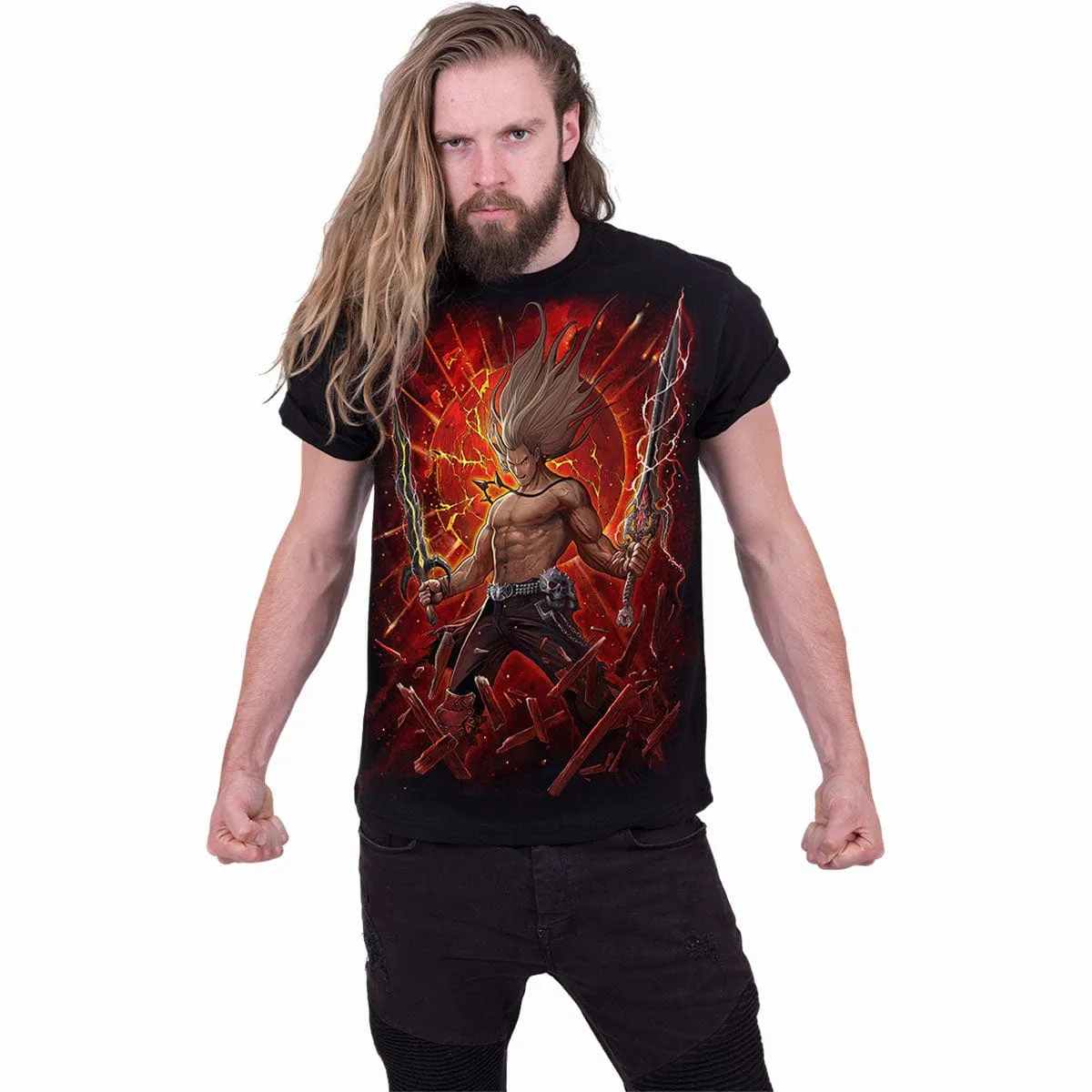 TAKEO BLADE - T-Shirt Black sold by Spiral Direct product image thumbnail 3