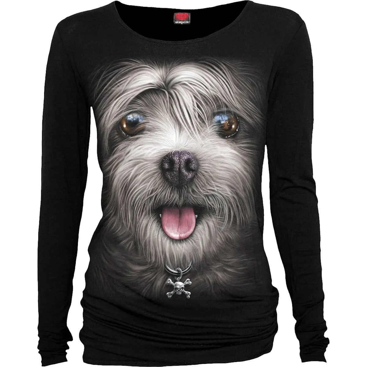 MISTY EYES - Baggy Top Black sold by Spiral Direct