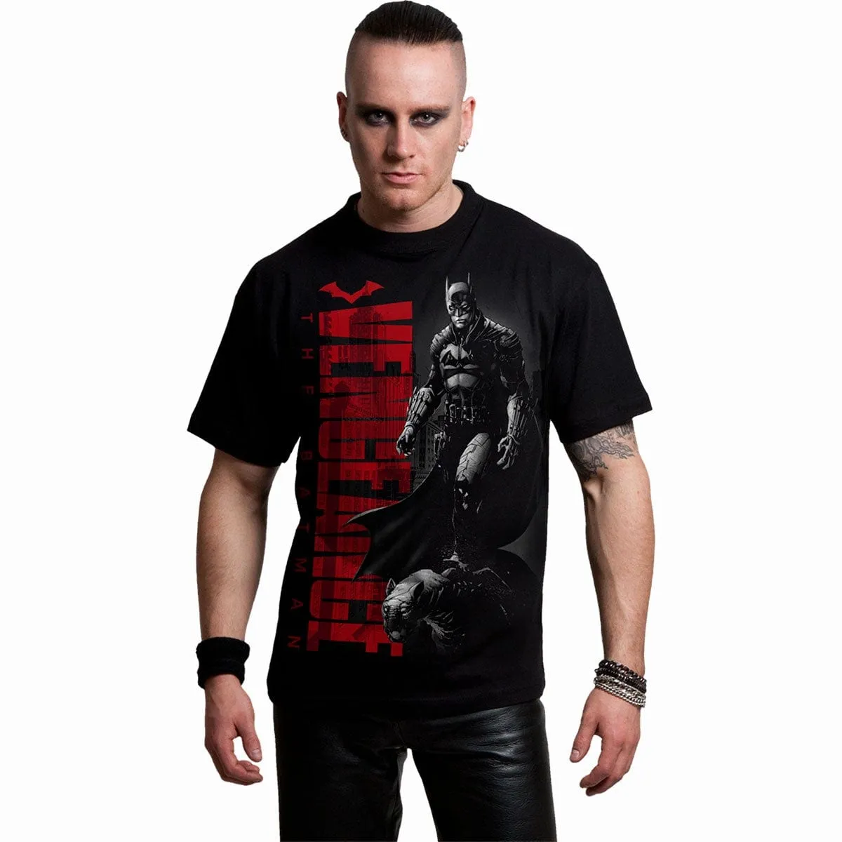 THE BATMAN - COMIC COVER - Front Print T-Shirt Black sold by Spiral Direct product image thumbnail 2