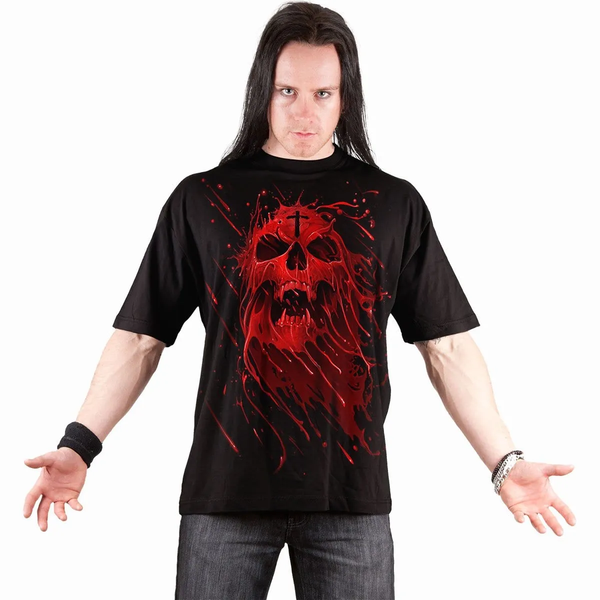 PURE BLOOD - T-Shirt Black sold by Spiral Direct product image thumbnail 3