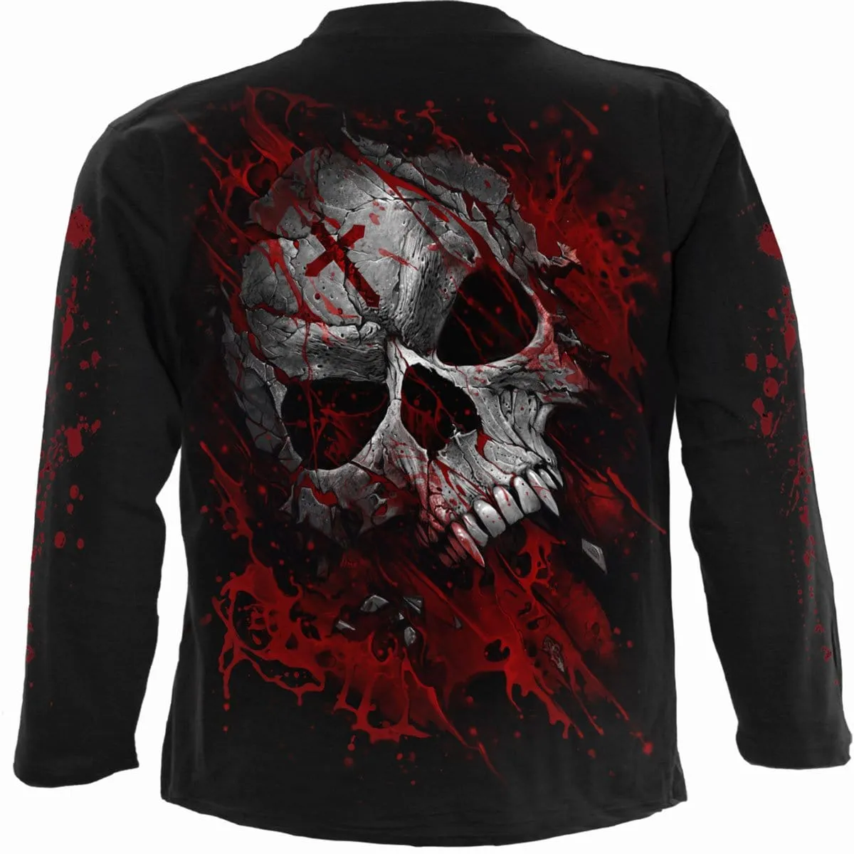 PURE BLOOD - Longsleeve T-Shirt Black sold by Spiral Direct product image thumbnail 2