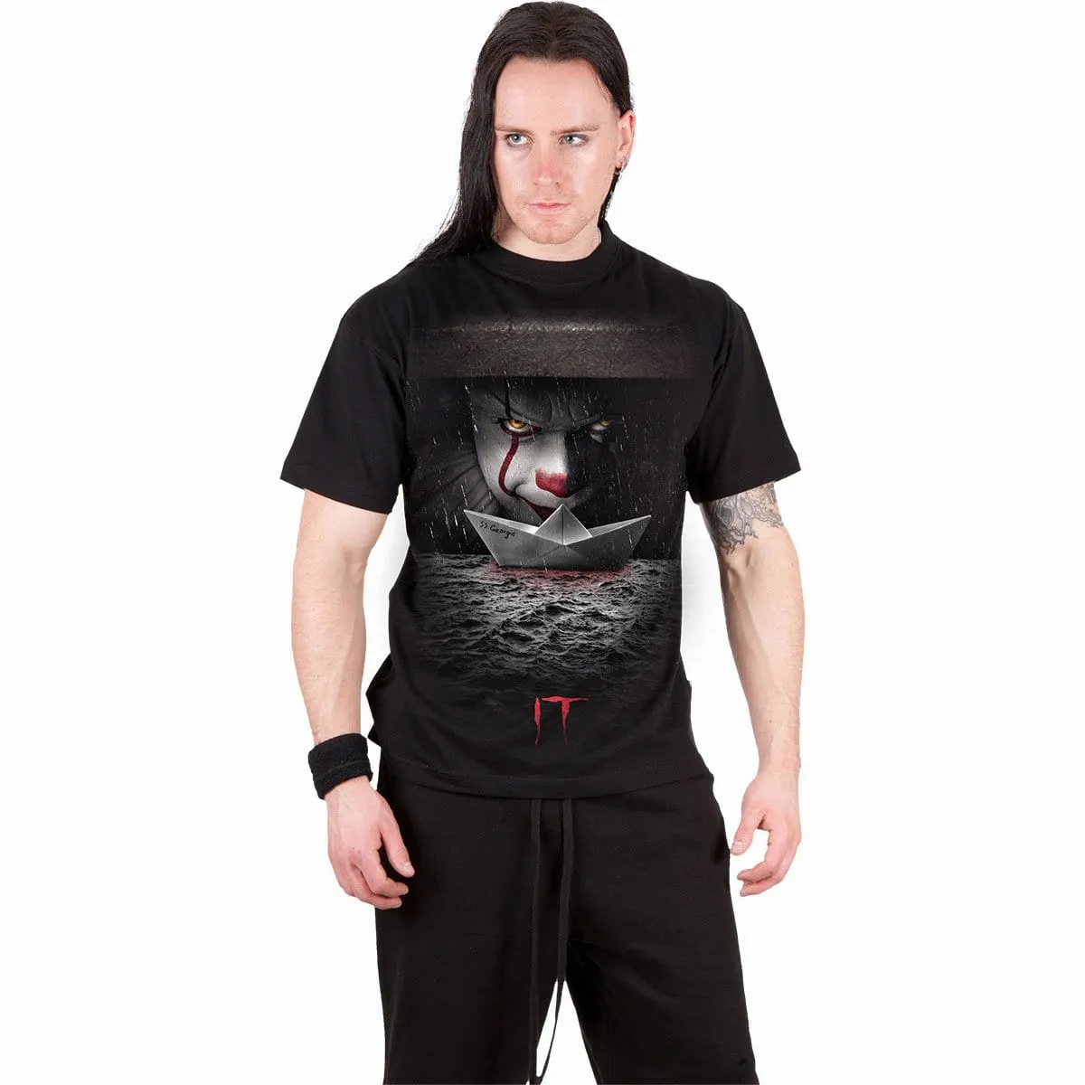 IT - STORM DRAIN - T-Shirt Black sold by Spiral Direct product image thumbnail 3
