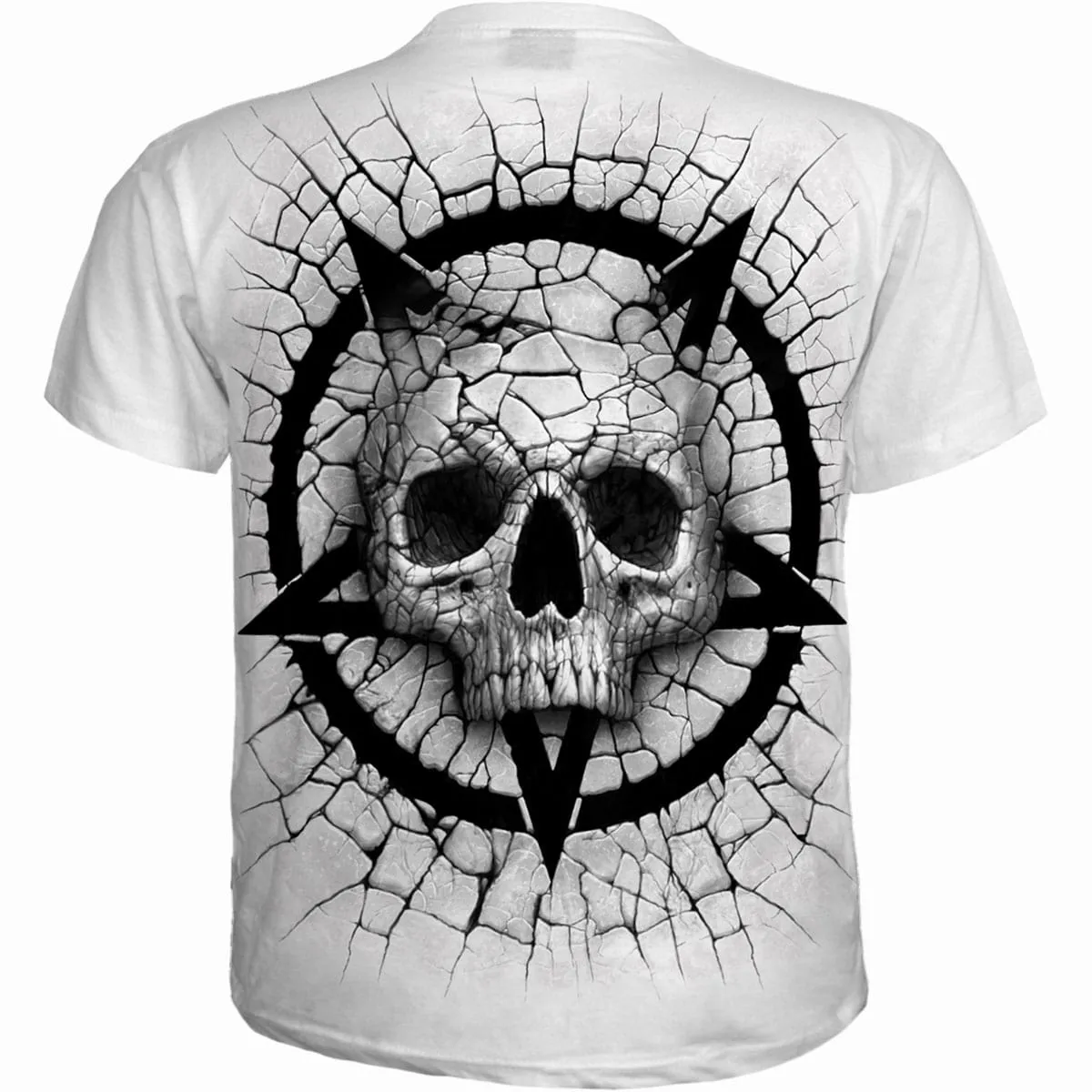 CRACKING UP - T-Shirt White sold by Spiral Direct product image thumbnail 2