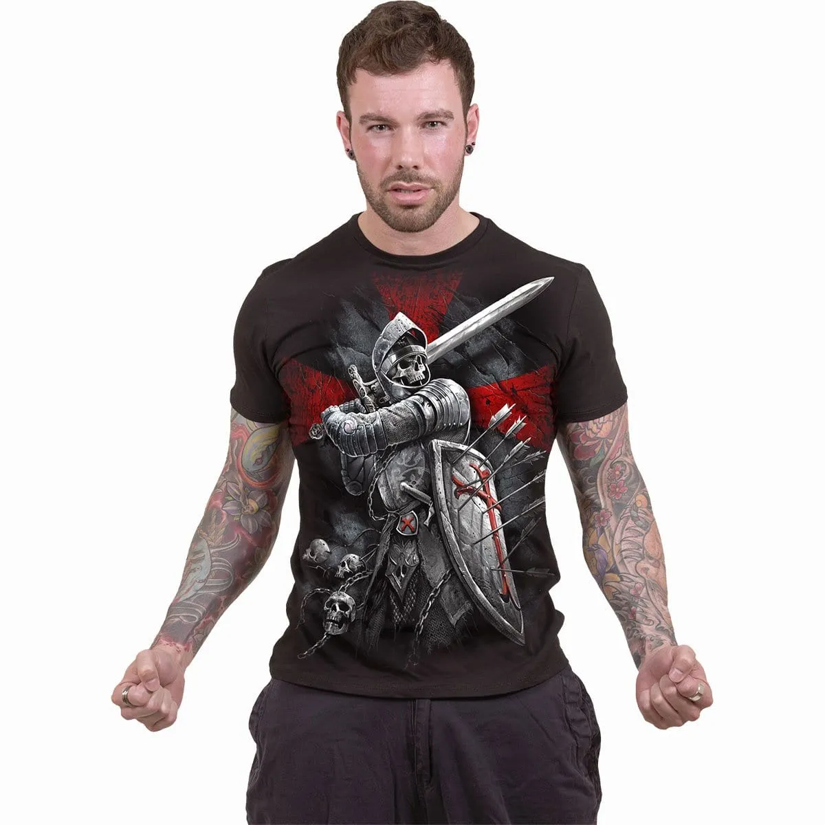 VALIANT - T-Shirt Black sold by Spiral Direct product image thumbnail 3