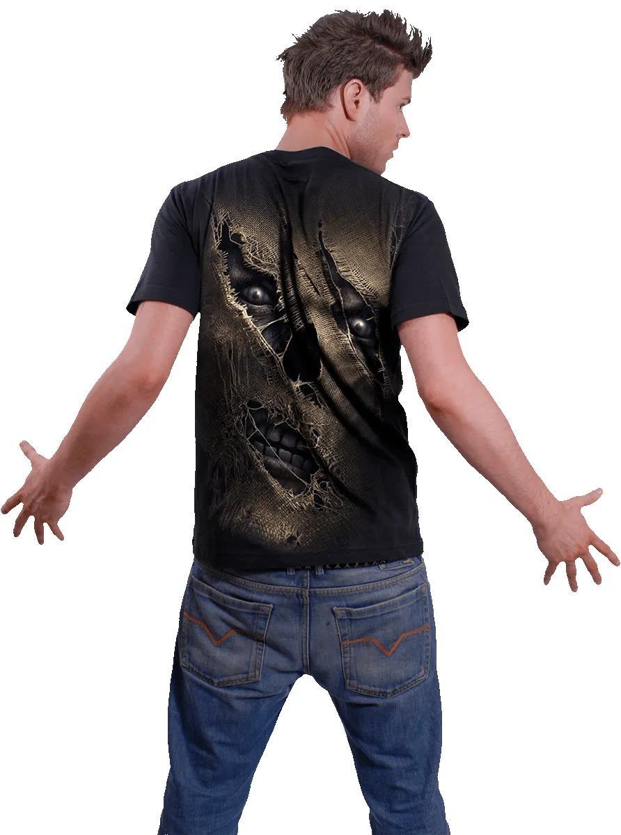 THREAD SCARE - T-Shirt Black sold by Spiral Direct product image thumbnail 4