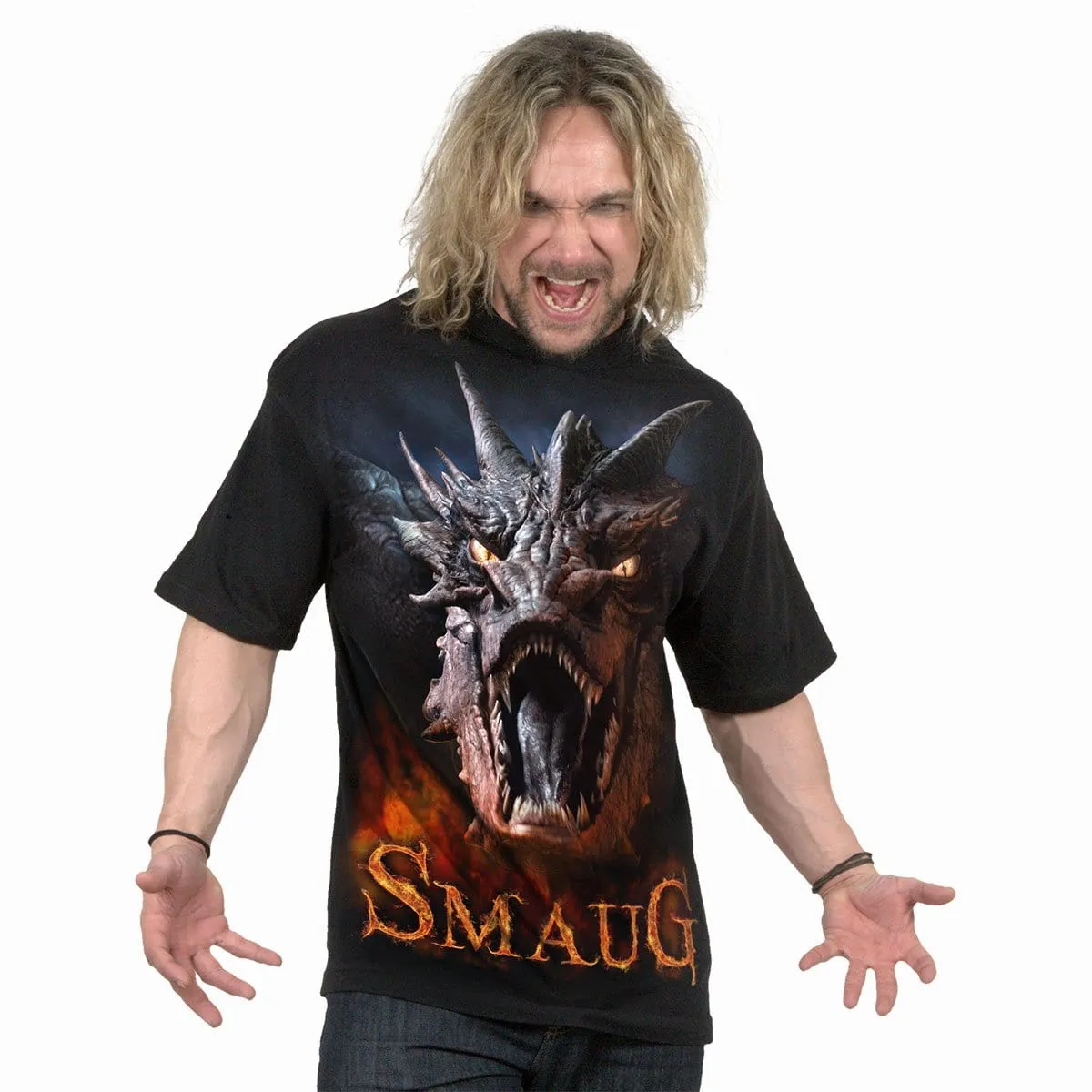 THE HOBBIT - SMAUG - T-Shirt Black sold by Spiral Direct product image thumbnail 3