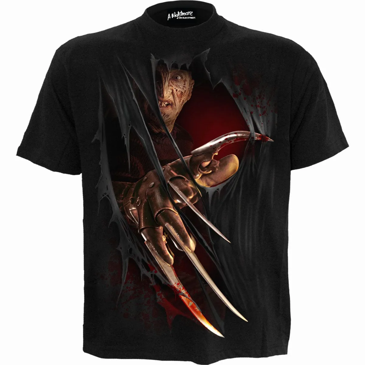 FREDDY CLAWS - ELM STREET - T-Shirt Black sold by Spiral Direct