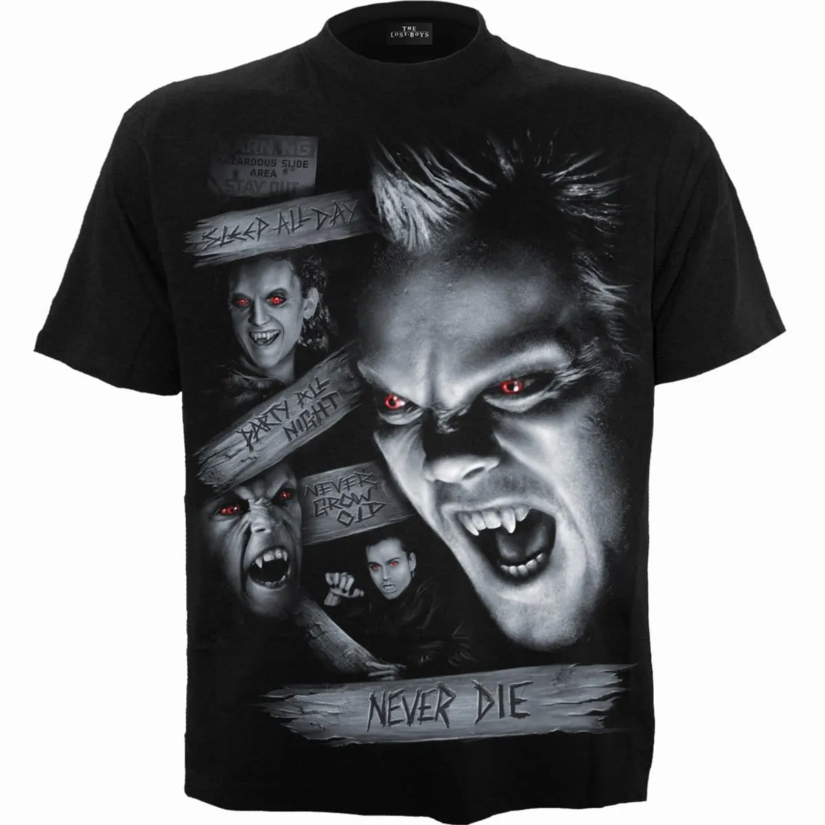 THE LOST BOYS - NEVER DIE - T-Shirt Black sold by Spiral Direct