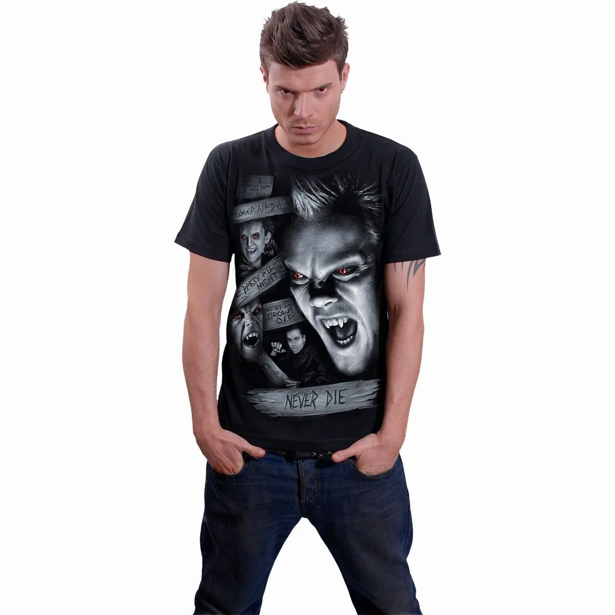 THE LOST BOYS - NEVER DIE - T-Shirt Black sold by Spiral Direct product image thumbnail 3