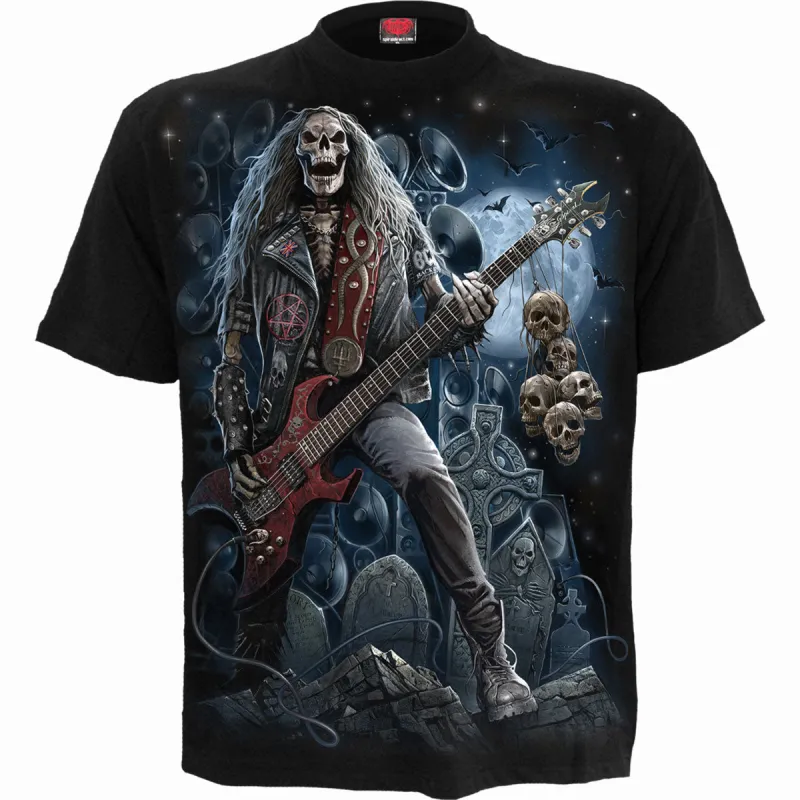 GRIM ROCKER - T-Shirt Black sold by Spiral Direct