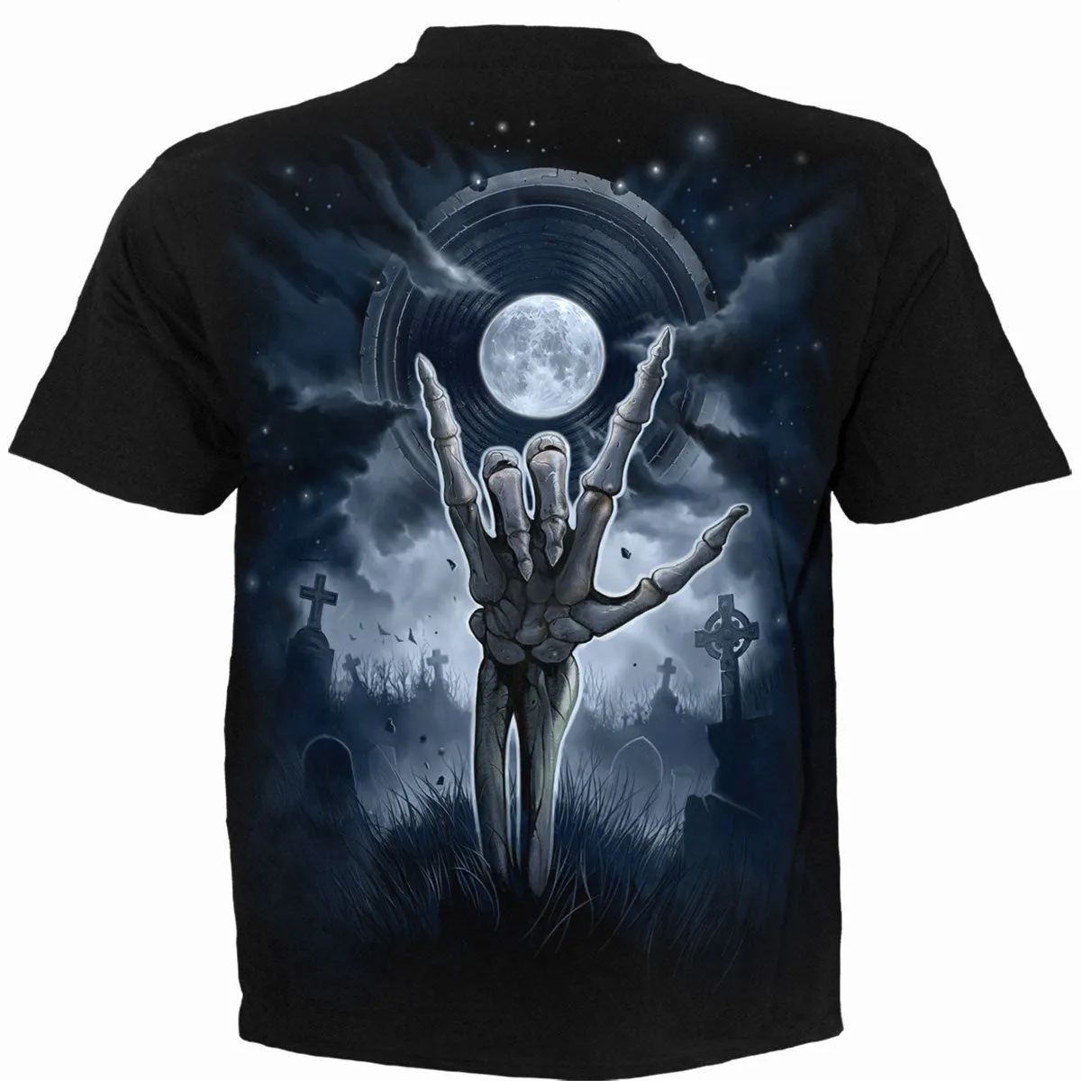 GRIM ROCKER - T-Shirt Black sold by Spiral Direct product image thumbnail 2