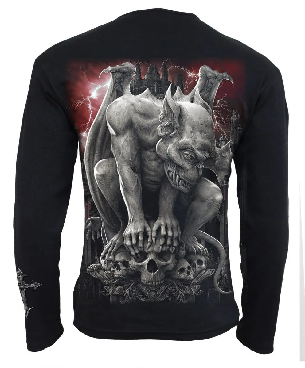 CUSTODIAN - Zip Side Ribbed Gothic Longsleeve sold by Spiral Direct product image thumbnail 2