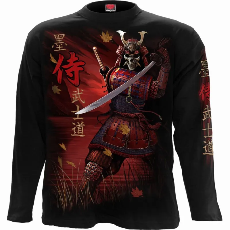 SAMURAI - Longsleeve T-Shirt Black sold by Spiral Direct