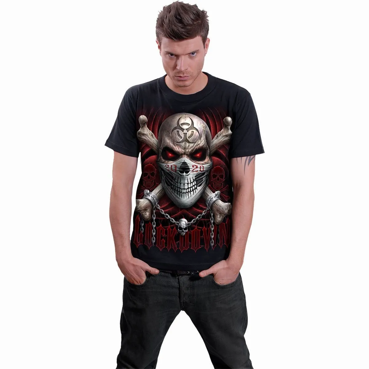 LOCKDOWN 2020 - T-Shirt Black sold by Spiral Direct product image thumbnail 3