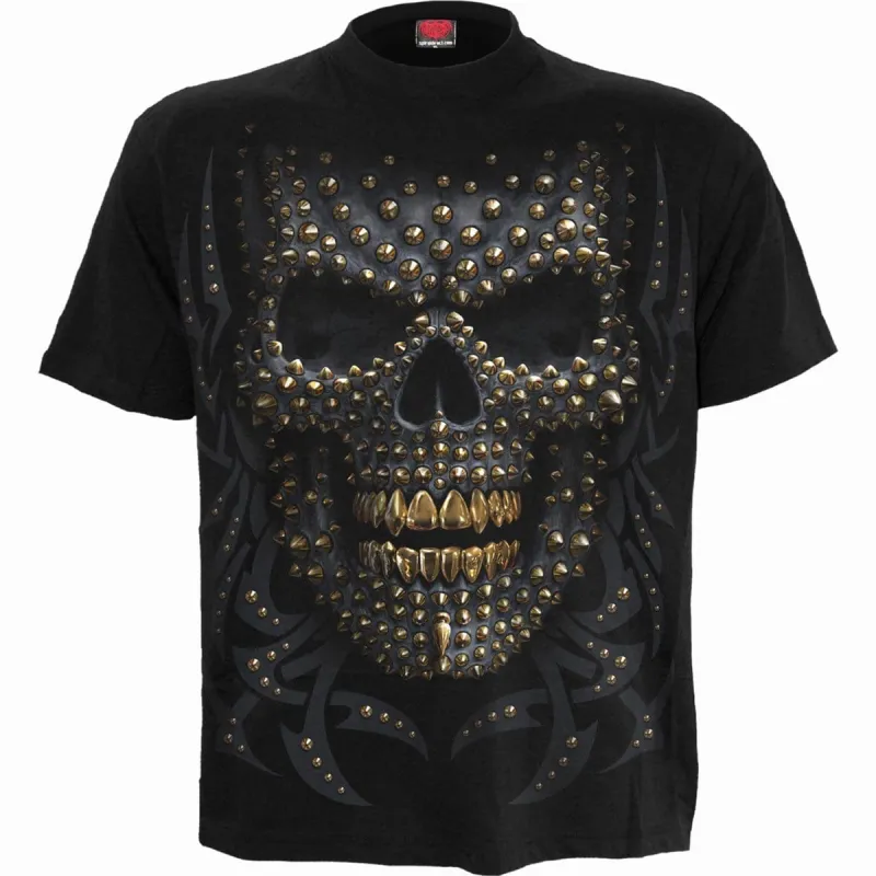 BLACK GOLD - Front Print T-Shirt Black sold by Spiral Direct