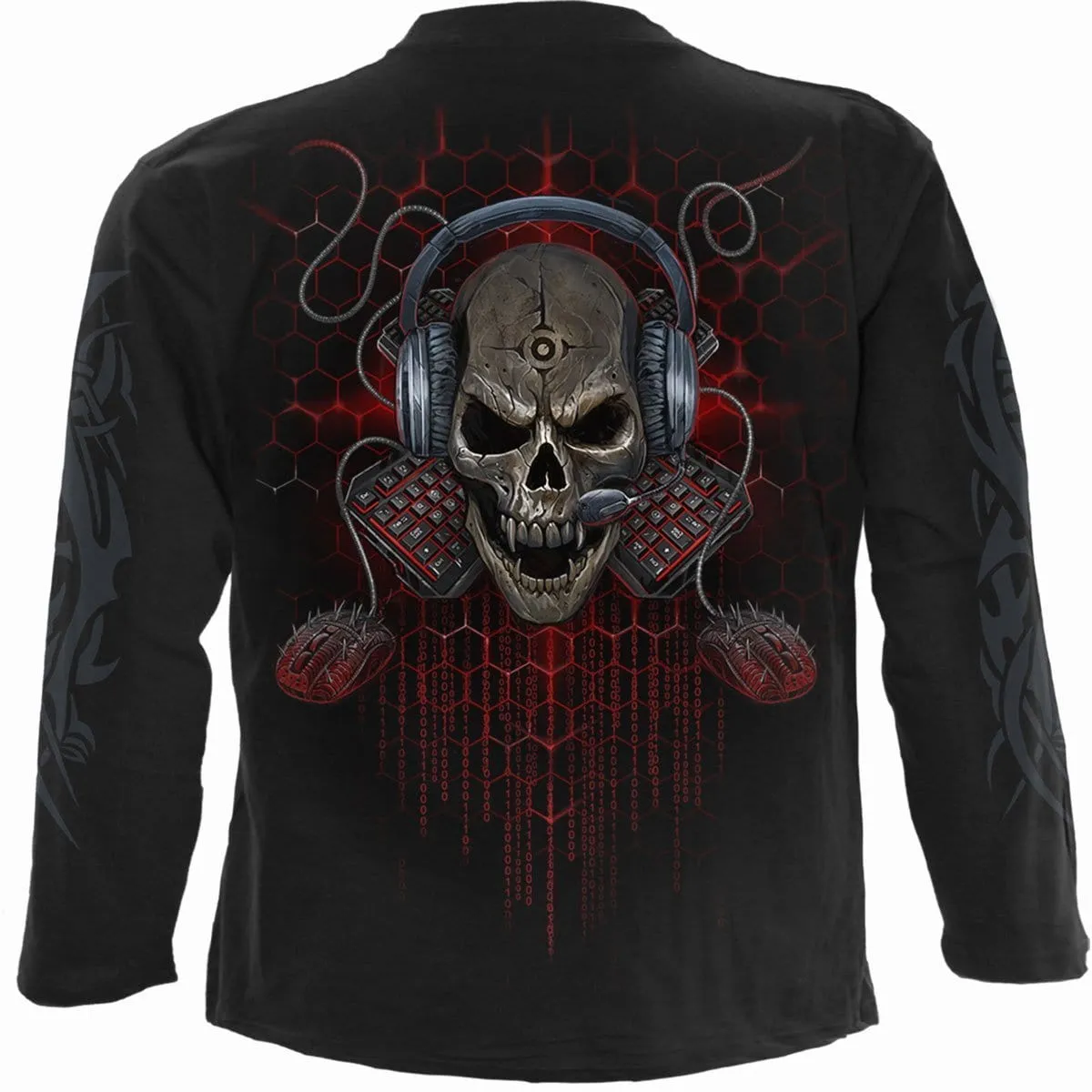 PC GAMER - Longsleeve T-Shirt Black sold by Spiral Direct product image thumbnail 2