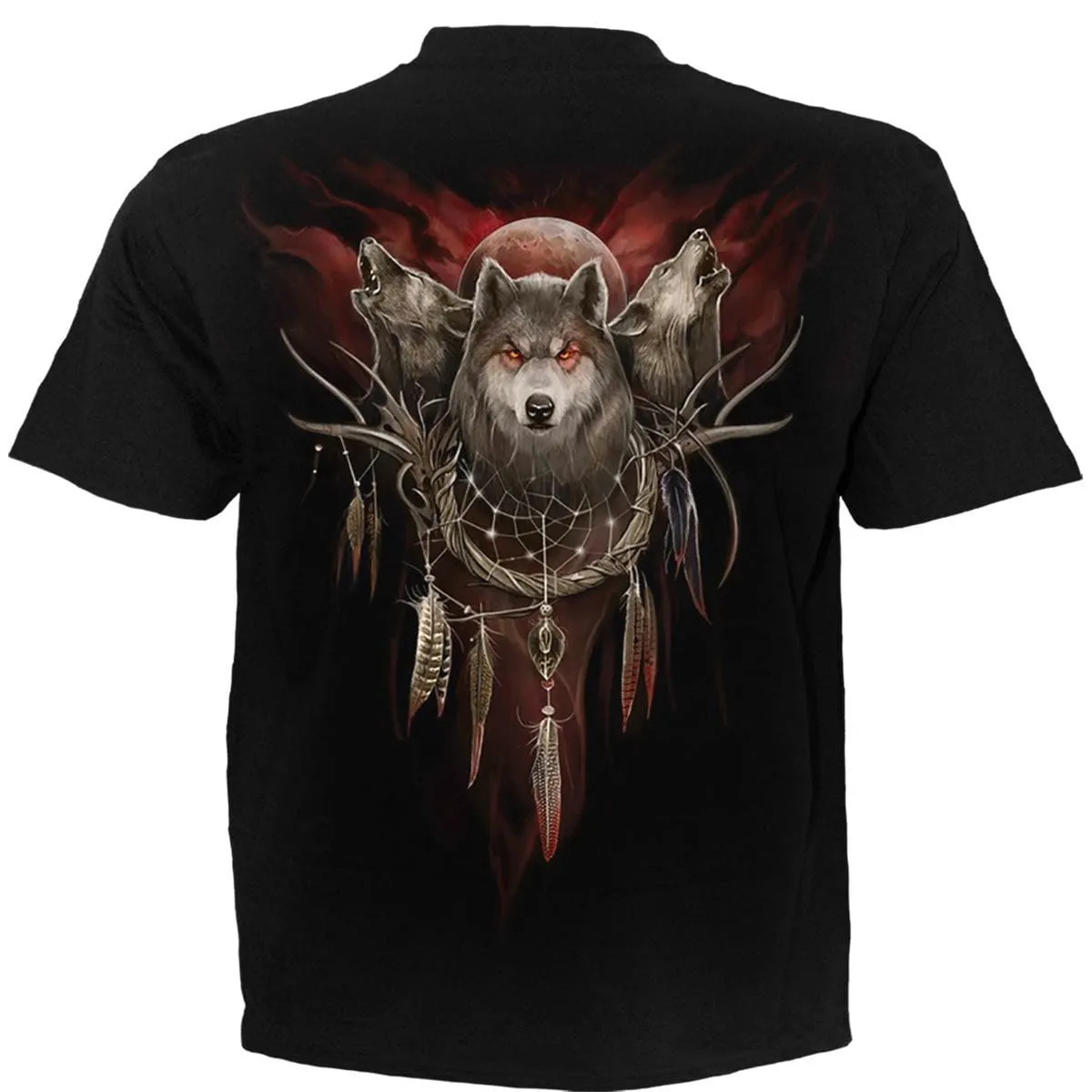 CRY OF THE WOLF - T-Shirt Black sold by Spiral Direct product image thumbnail 2