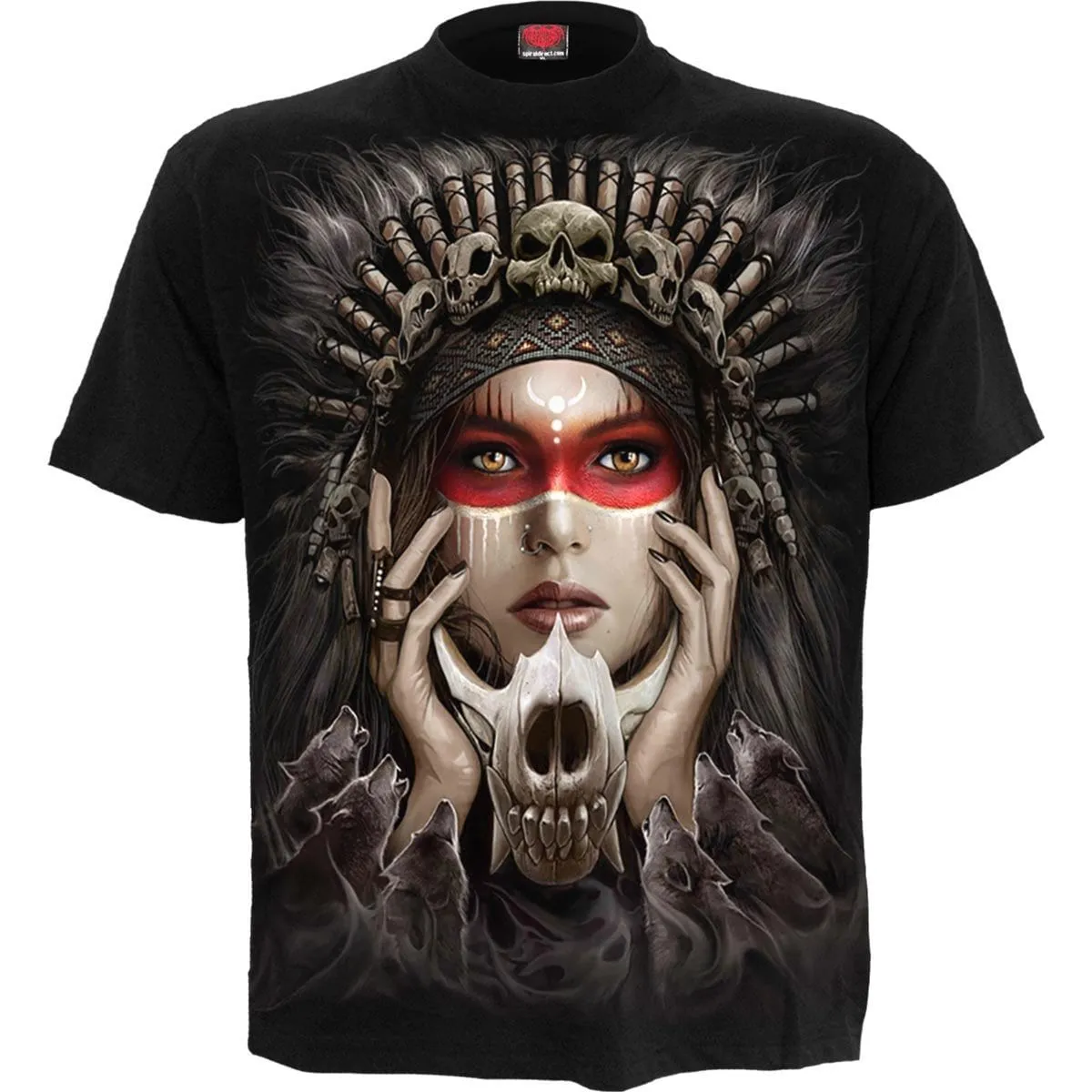 CRY OF THE WOLF - T-Shirt Black sold by Spiral Direct