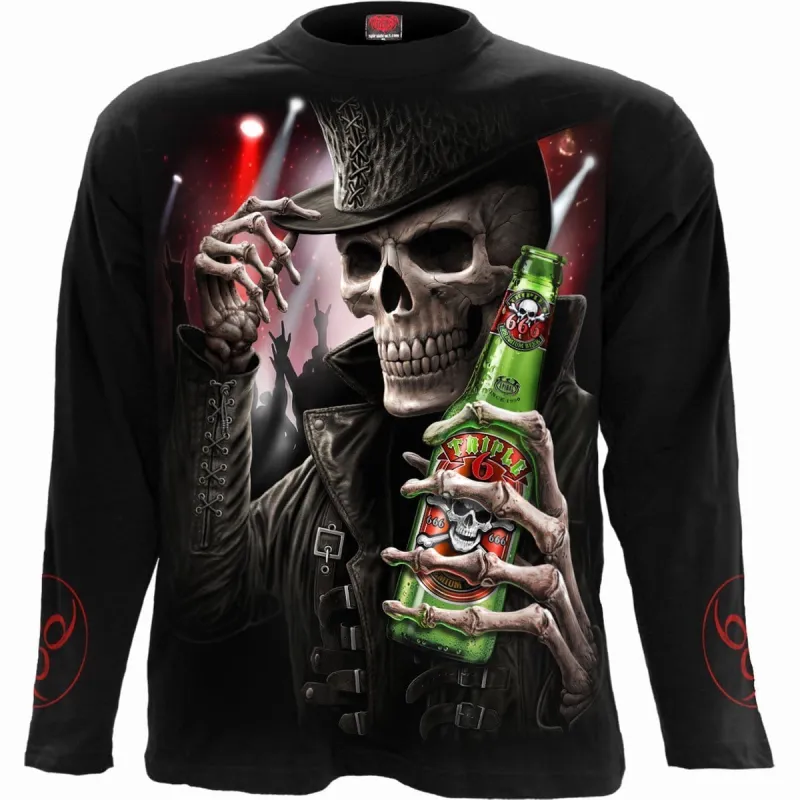 TRIPLE 6 - Longsleeve T-Shirt Black sold by Spiral Direct