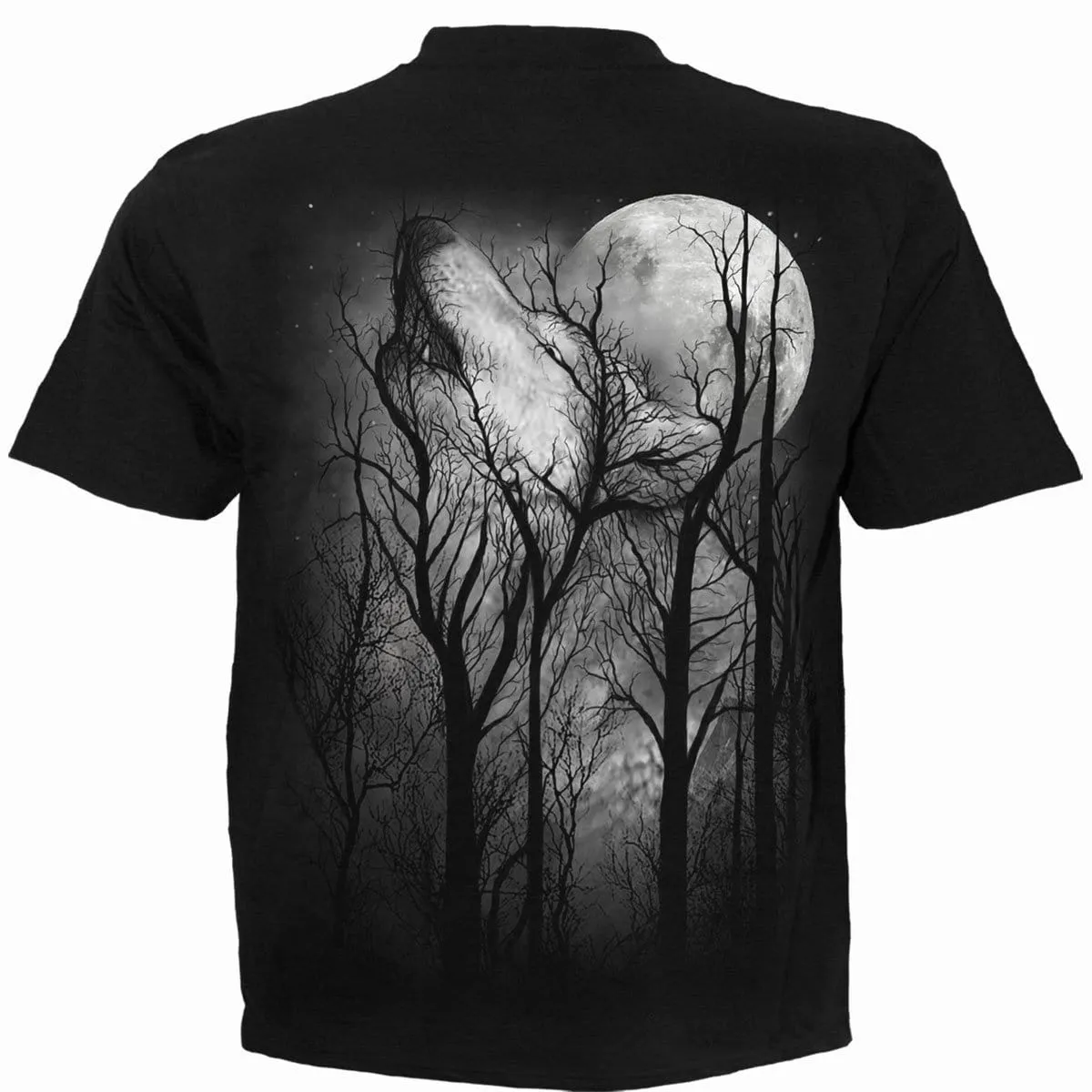 FOREST WOLF - T-Shirt Black sold by Spiral Direct product image thumbnail 2