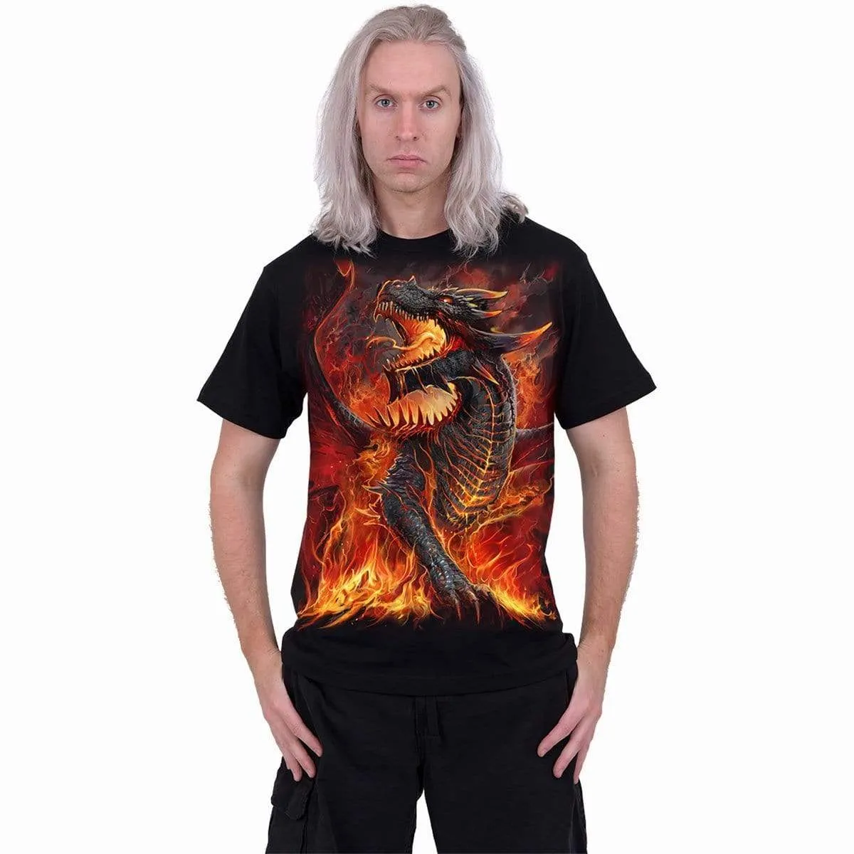 DRACONIS - T-Shirt Black sold by Spiral Direct product image thumbnail 3
