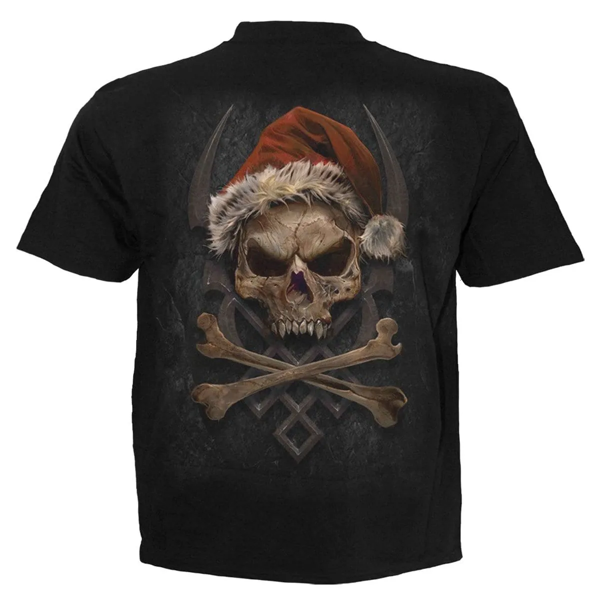 ROCK SANTA - T-Shirt Black sold by Spiral Direct product image thumbnail 2
