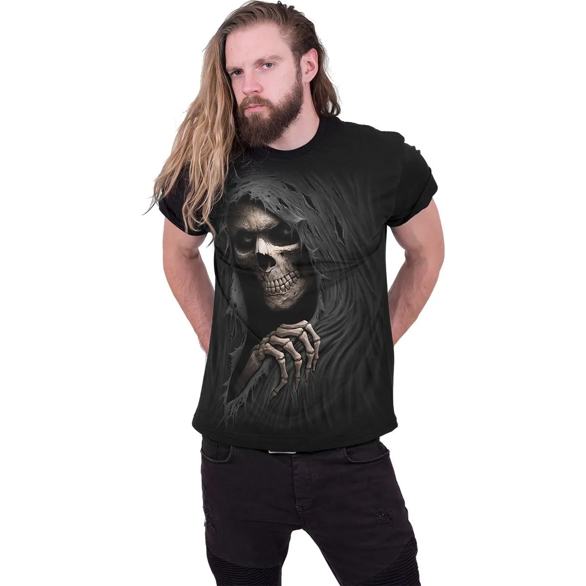 GRIM RIPPER - T-Shirt Black sold by Spiral Direct product image thumbnail 3