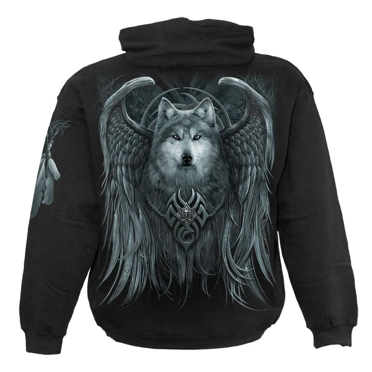 WOLF SPIRIT - Hoody Black sold by Spiral Direct product image thumbnail 2