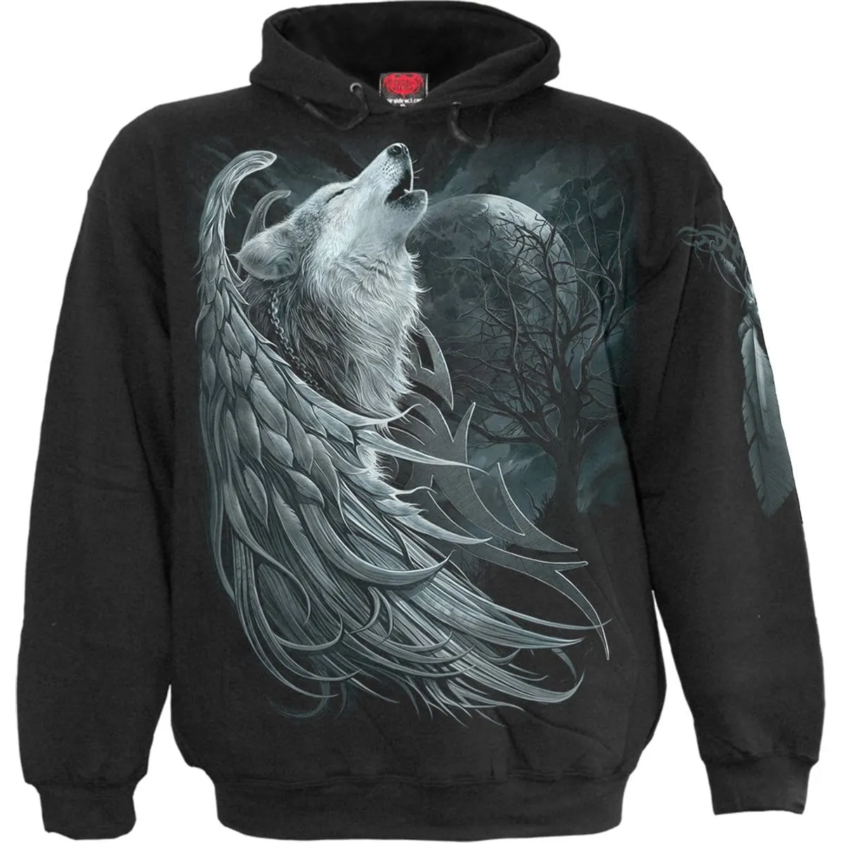 WOLF SPIRIT - Hoody Black sold by Spiral Direct