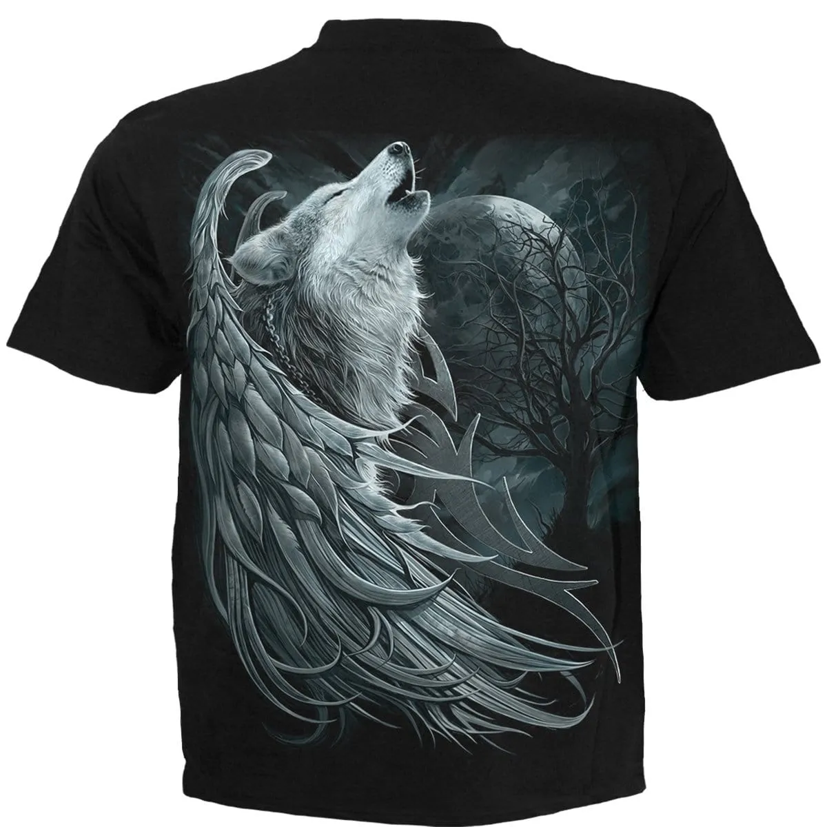 WOLF SPIRIT - T-Shirt Black sold by Spiral Direct product image thumbnail 2