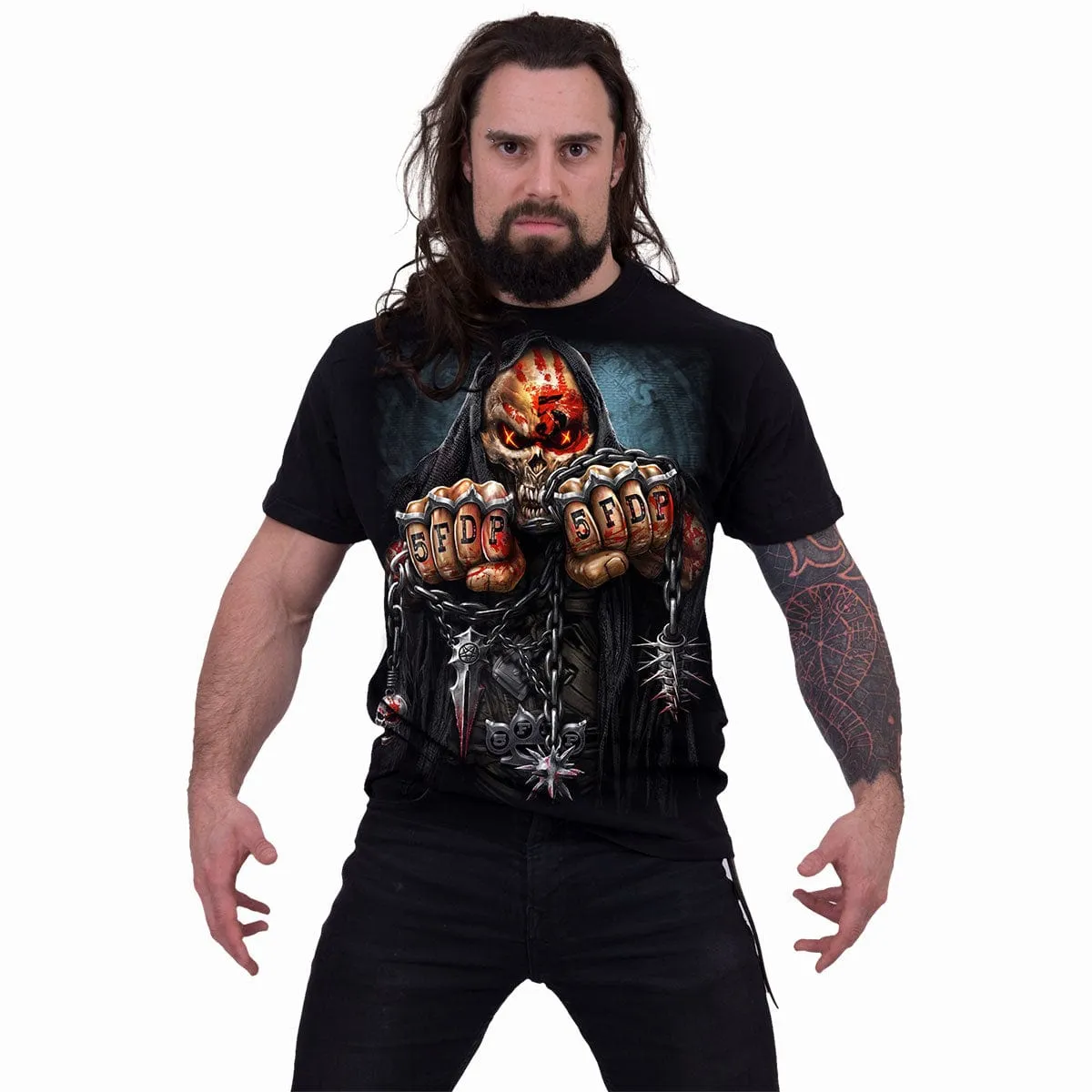 5FDP - GAME OVER - Licensed Band T-Shirt Black sold by Spiral Direct product image thumbnail 3