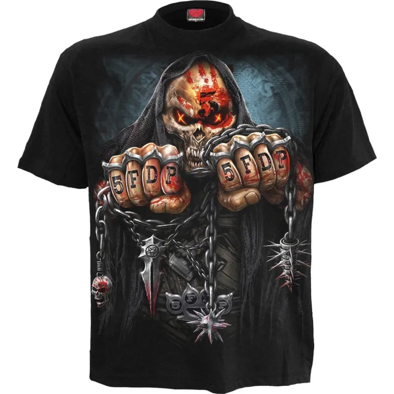 5FDP - GAME OVER - Licensed Band T-Shirt Black made by Spiral Direct