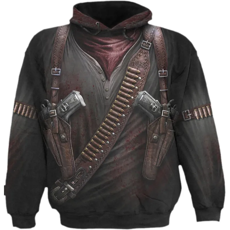 HOLSTER WRAP - Allover Hoody Black sold by Spiral Direct