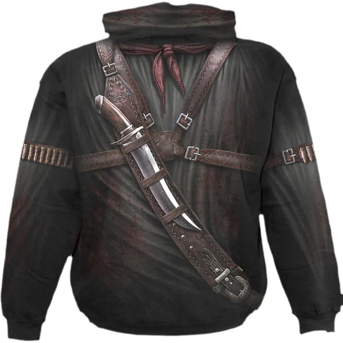 HOLSTER WRAP - Allover Hoody Black sold by Spiral Direct product image thumbnail 2