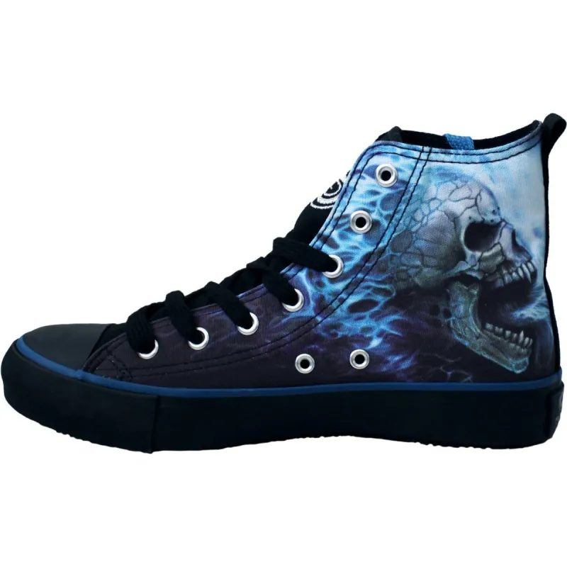 FLAMING SPINE - Sneakers - Ladies High Top Laceup sold by Spiral Direct