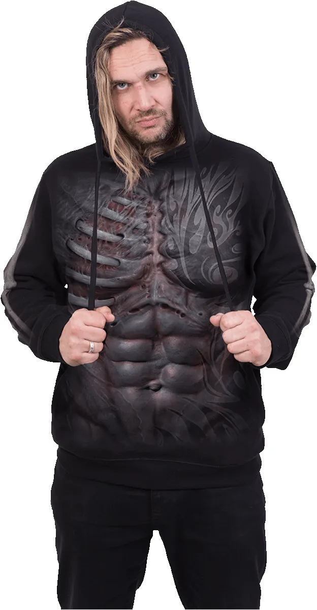 RIPPED - Side Pocket Hoody Black sold by Spiral Direct product image thumbnail 4