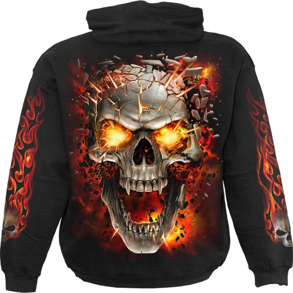 SKULL BLAST - Hoody Black sold by Spiral Direct product image thumbnail 2