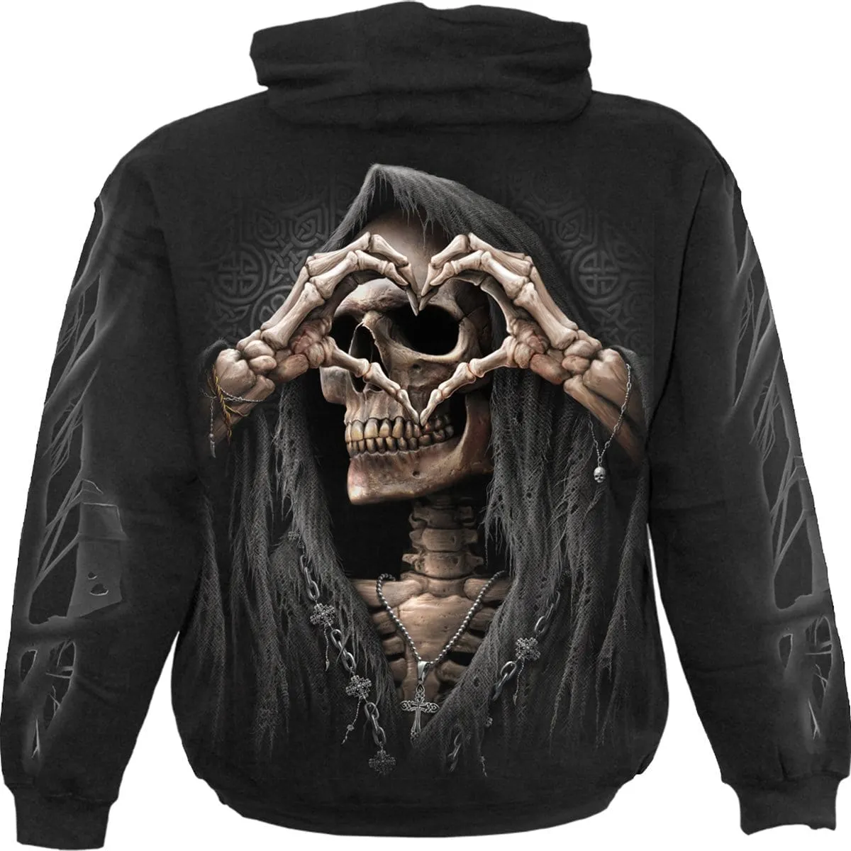DARK LOVE - Hoody Black sold by Spiral Direct product image thumbnail 2